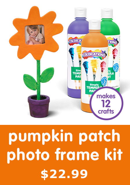 pumpkin patch photo frame kit