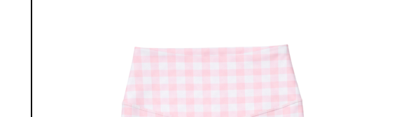 Gingham High Rise Legging in Melt