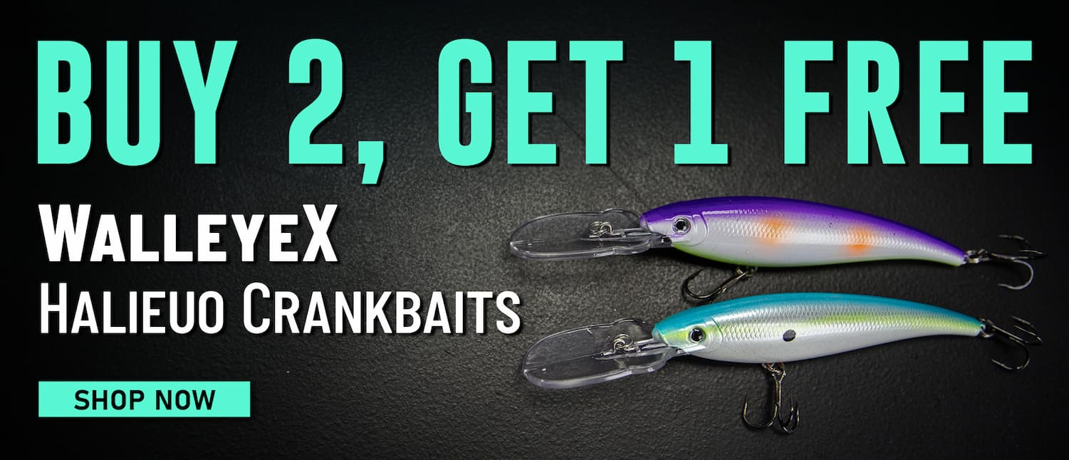 New! WalleyeX Halieuo Crankbaits Shop Now