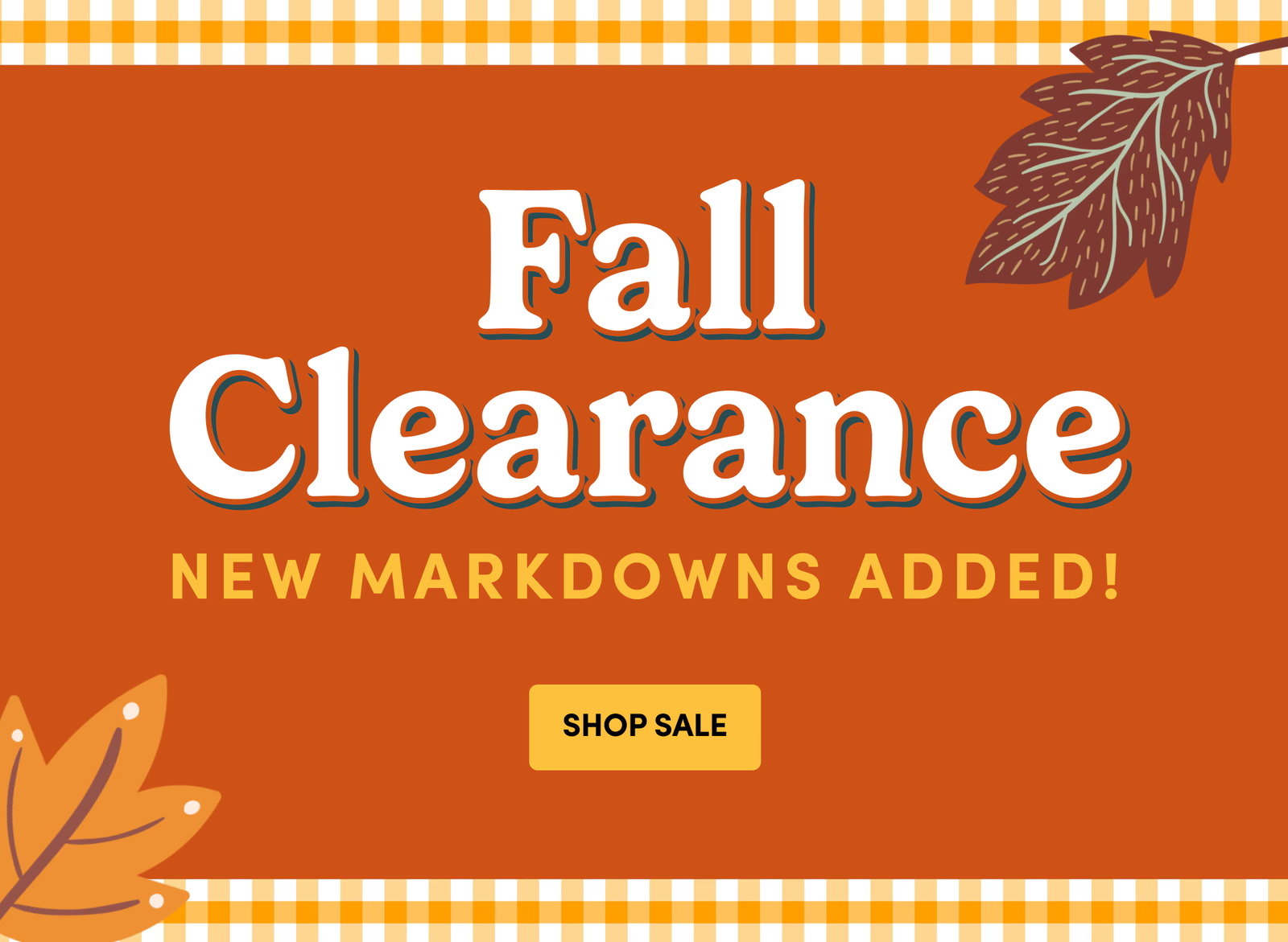 Fall Clearance | New markdowns added! | SHOP SALE