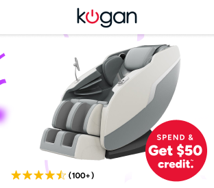 Kogan TheraSoothe Zero-Gravity Massage Recliner Chair (Grey) Product Image