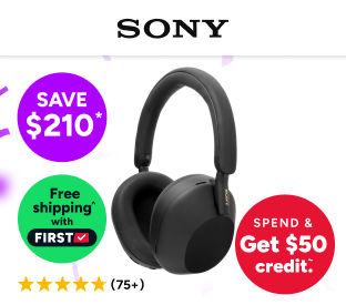 Sony WH-1000XM5 Wireless Noise Cancelling Headphones Product Image