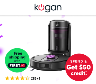 Kogan SmarterHome™ LX17 Robot Vacuum Cleaner and Mop with Bagless Auto-Empty Dock Product Image