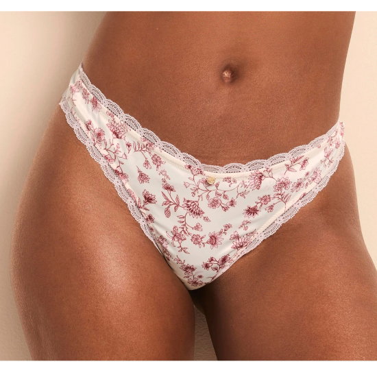 Elsie Thong Floral Pink