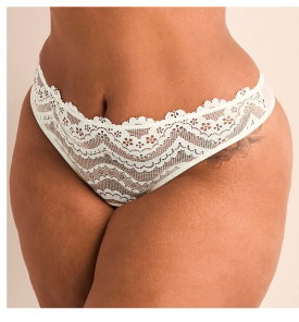 Farrah Thong Light White