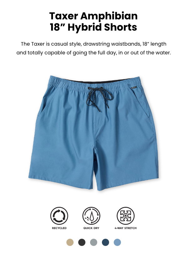Taxer Amphibian 18" Hybrid Shorts