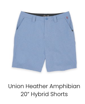 Union Heather Amphibian 20" Hybrid Shorts