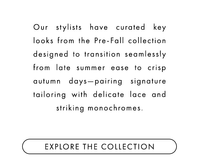 PRE-FALL VIP OFFER: SHOP NOW