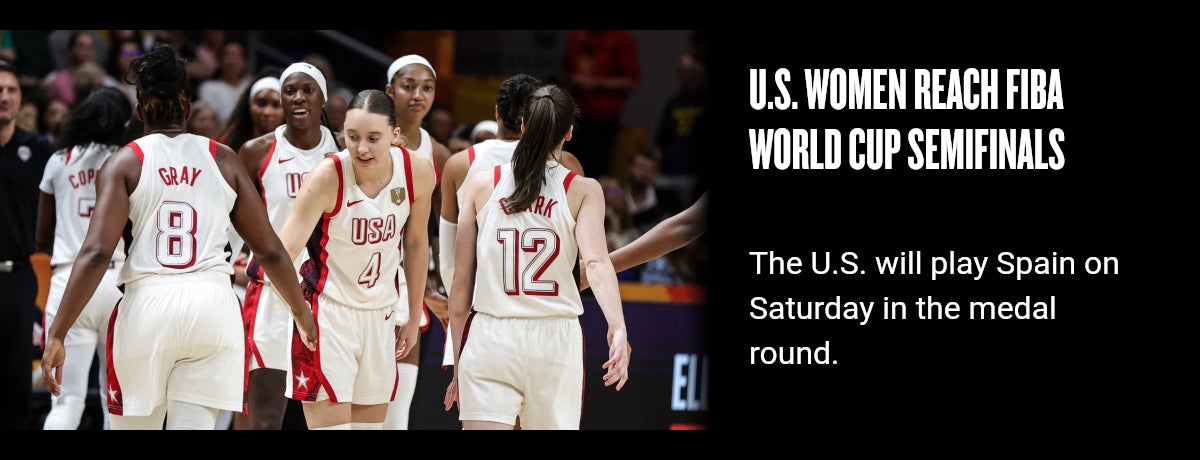 U.S. women reach FIBA World Cup semifinals