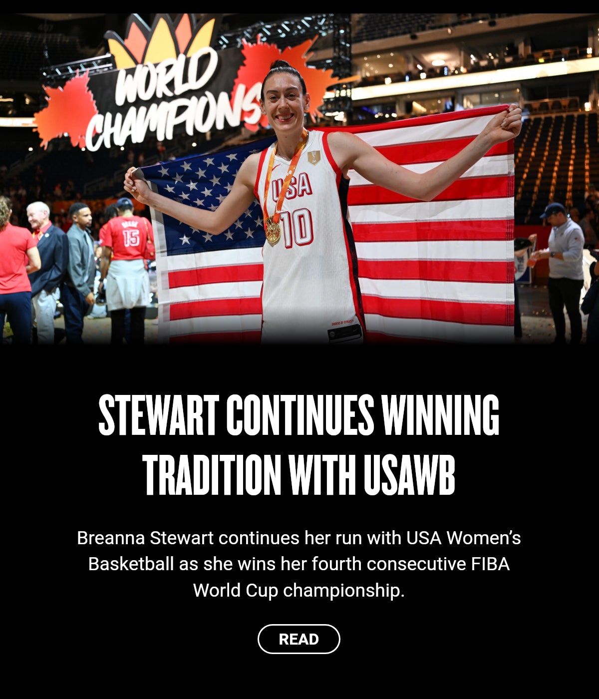 Stewart continues winning tradition with USAWB