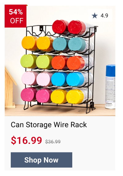 Can Storage Wire Rack