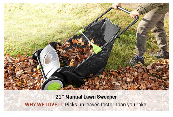 21'' Manual Lawn Sweeper