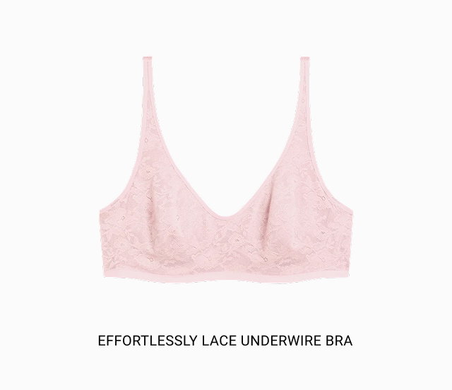 Effortlessly Lace Underwire Bra