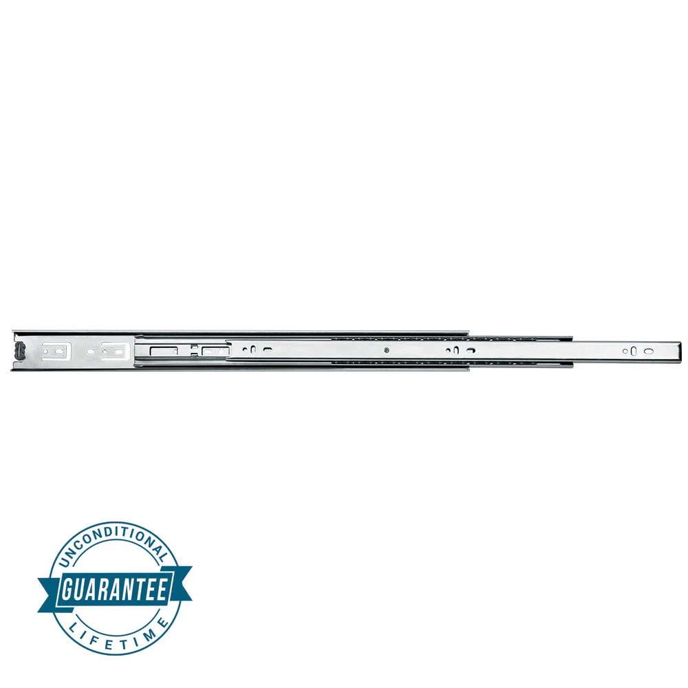 100-lb. Zinc Over-Travel Drawer Slides (Pair) - Centerline® 757 (10
