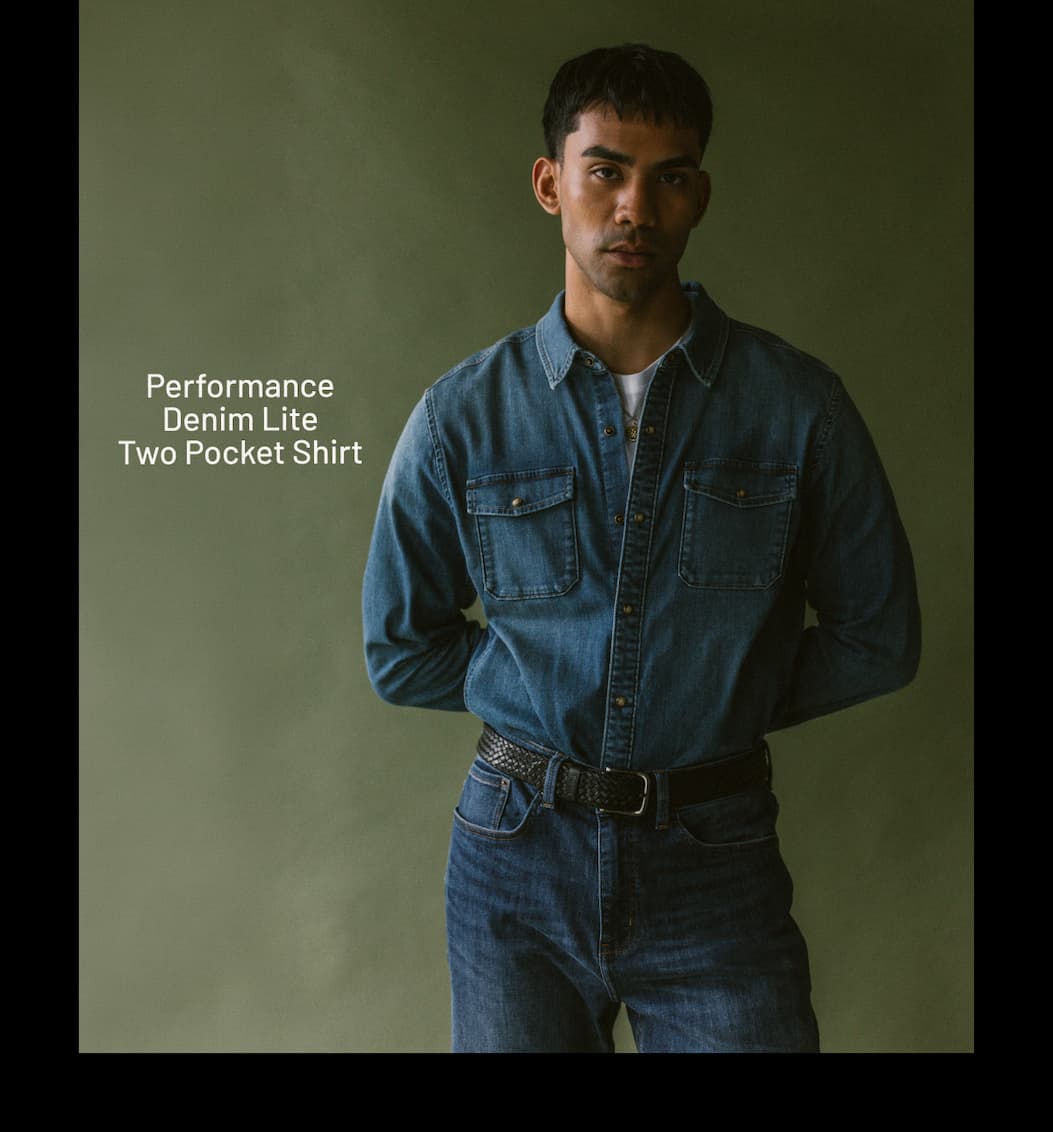 Performance Denim Lite Two- Pocket Shirt