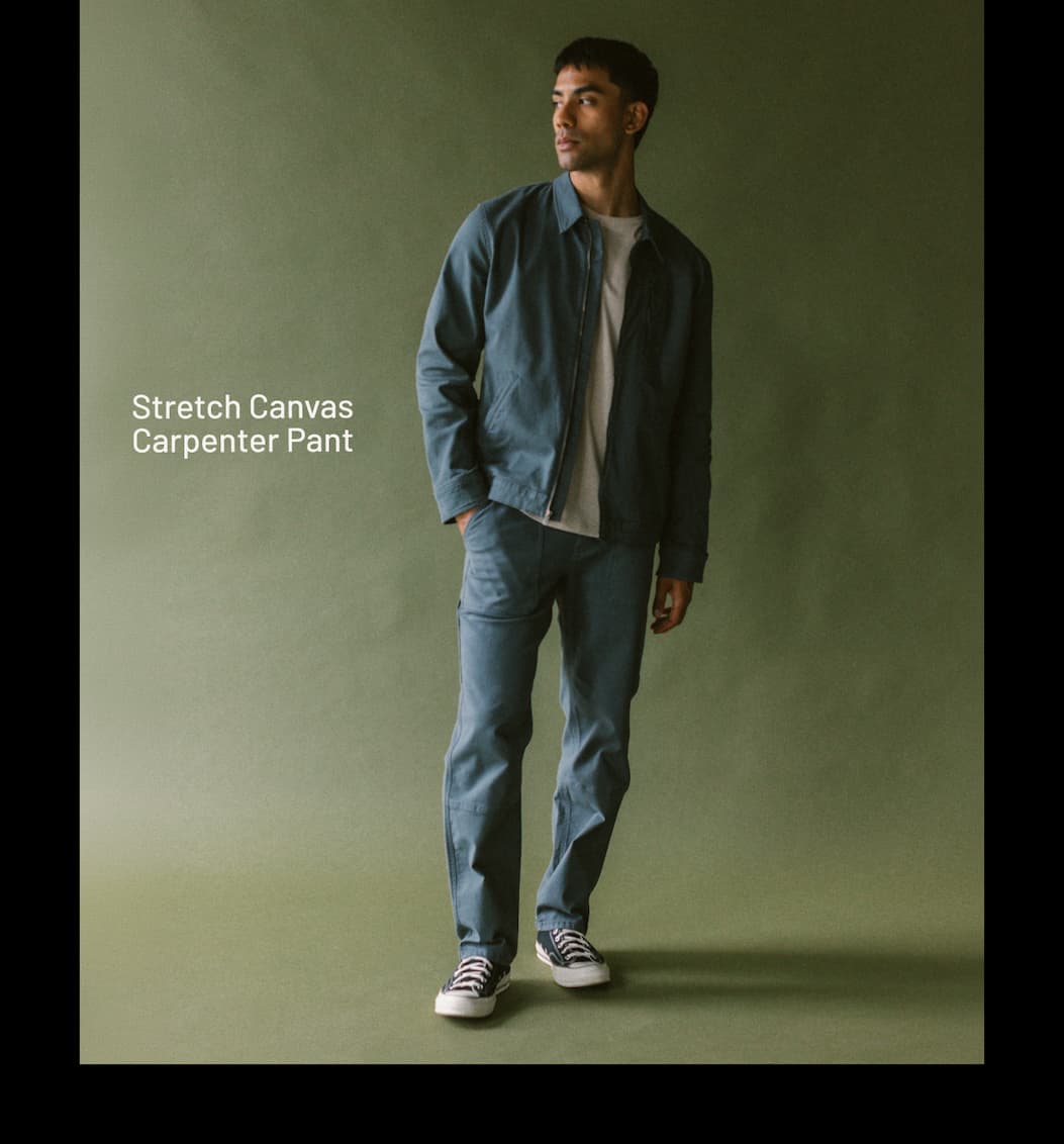Stretch Canvas Carpenter Pant