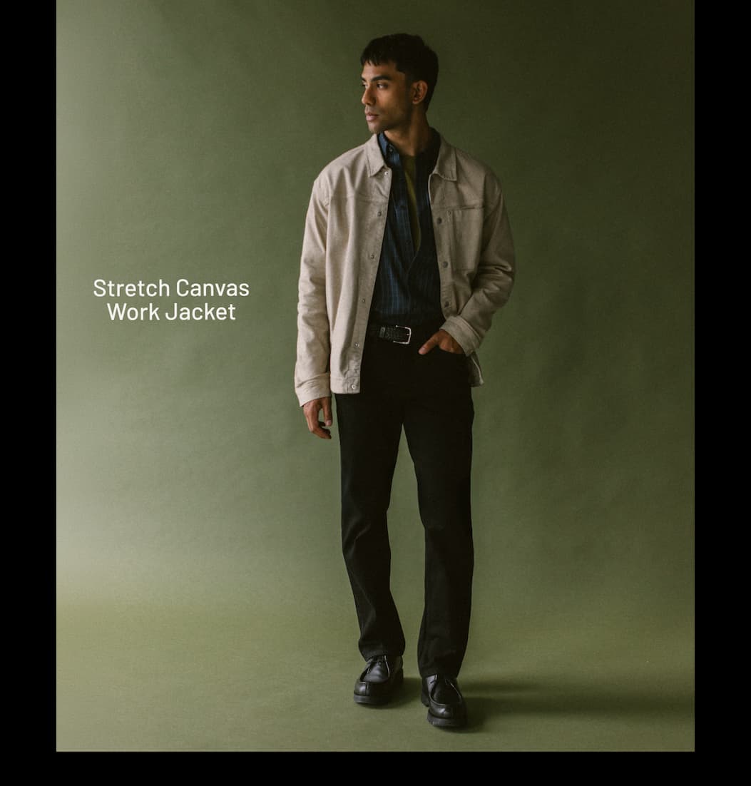 Stretch Canvas Work Jacket