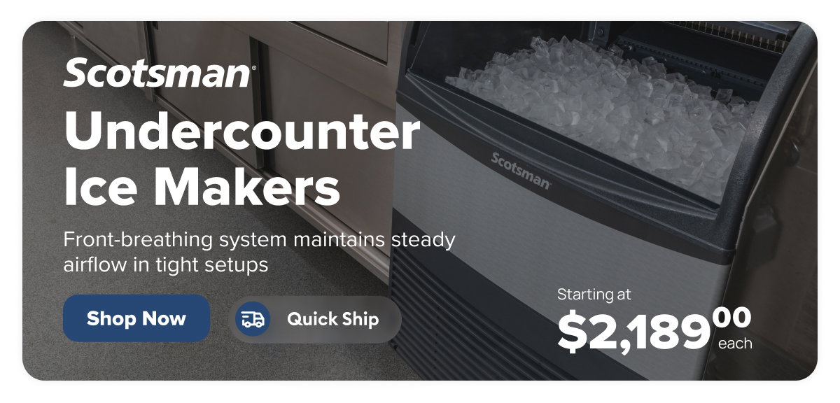 Scotsman Quick Ship Commercial Undercounter Ice Machine