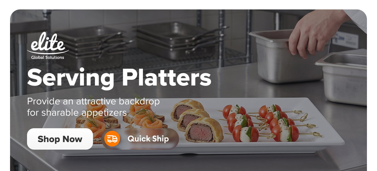 Elite Global Solutions Quick Ship Serving Platters