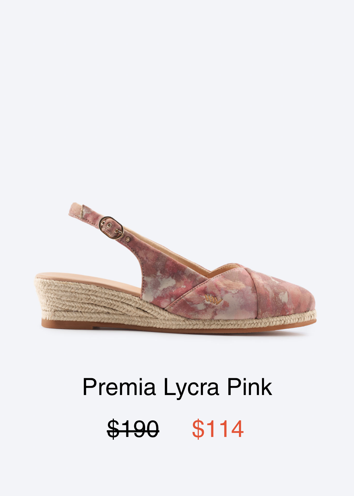 Roses: Roses Daisy Pink espadrille wedges, reduced from $195 to $118.