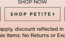 Shop Petite Sale