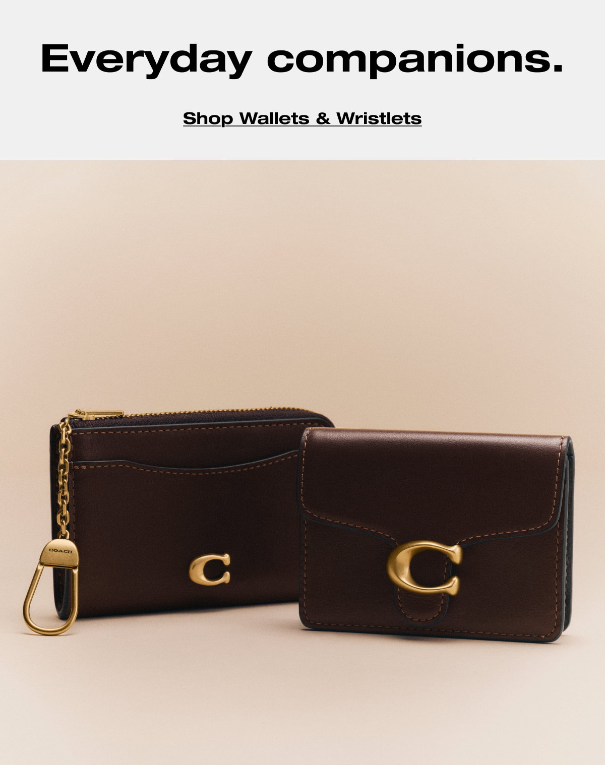 Everyday companions. Shop Wallets & Wristlets