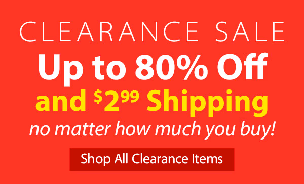 Oops! We bought too much! $2.99 Shipping no matter how much you buy
