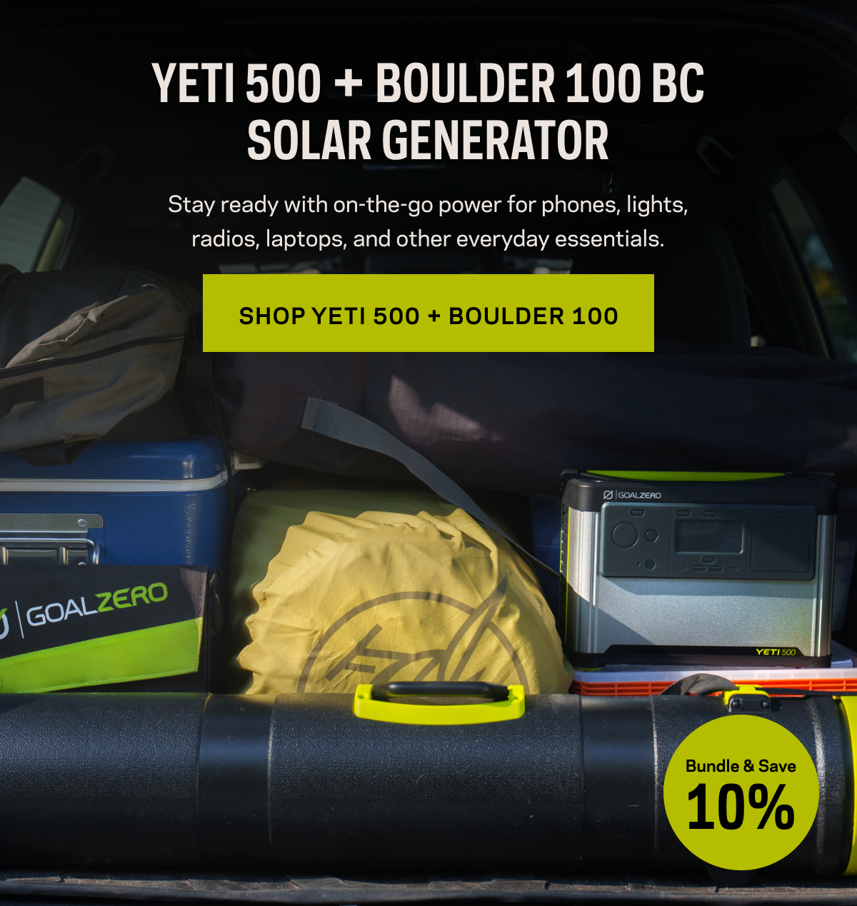Shop Yeti 500 + Boulder 100BC