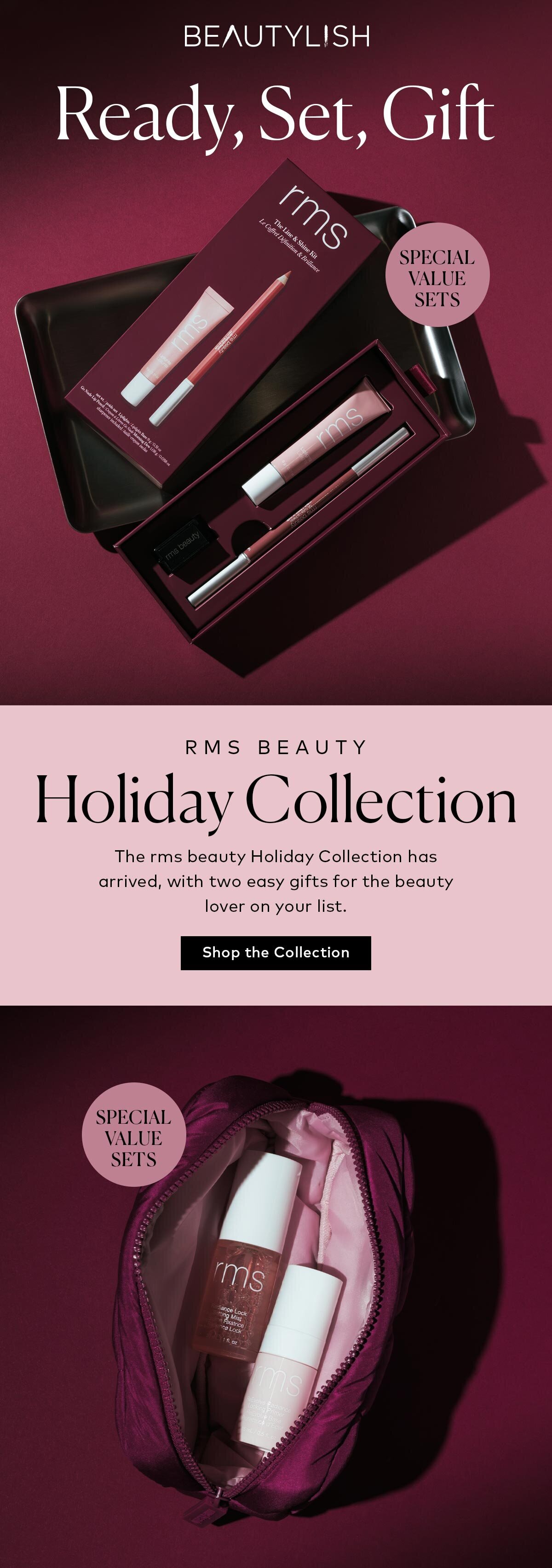 The rms beauty Holiday Collection has arrived, with two easy gifts for the beauty lover on your list. Shop the collection here at Beautylish.com