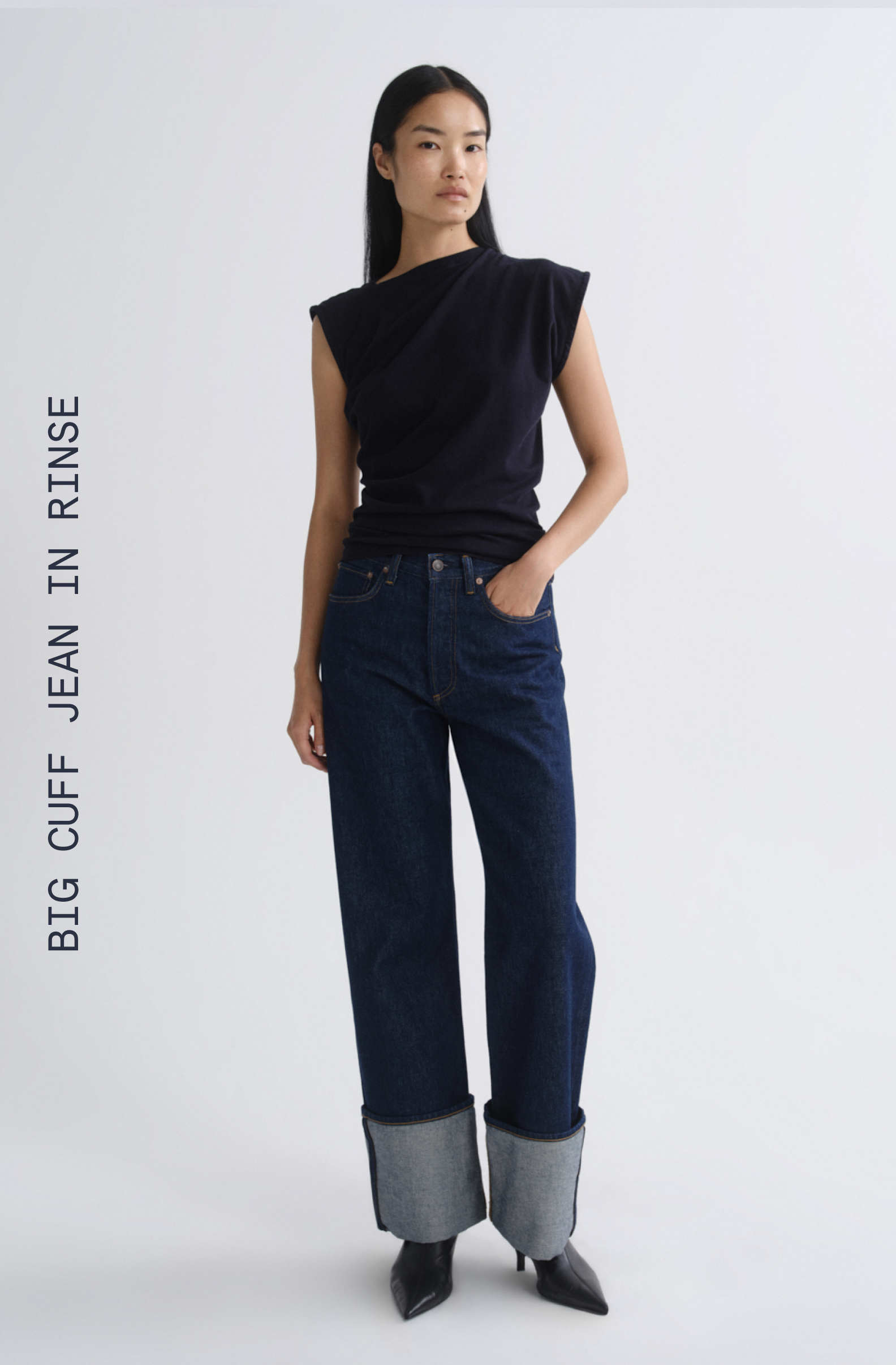 Big Cuff Jean in Rinse