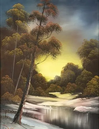Bob Ross Paintings, Found on Craigslist, Could Fetch Six Figures at Auction