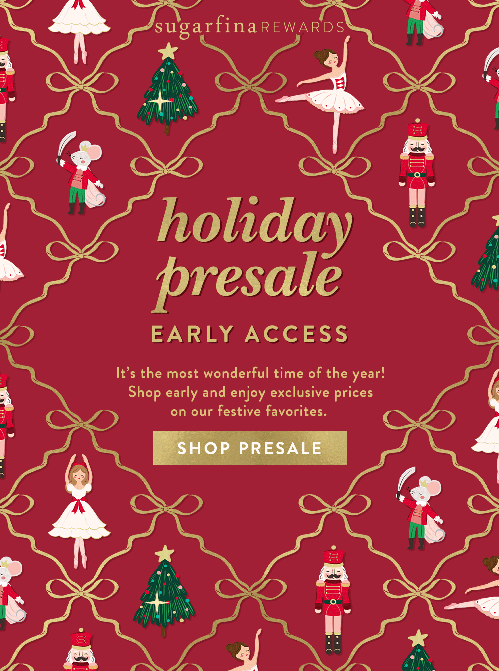Shop Loyalty Early Access Holiday Presale