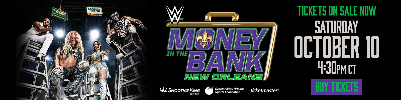 Money in the Bank Tickets on sale now