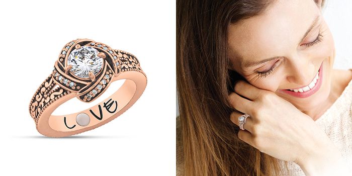The Copper LOVE Ring