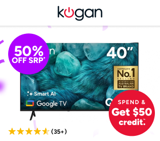 Kogan 40" QLED Full HD Smart AI Google TV Product Image