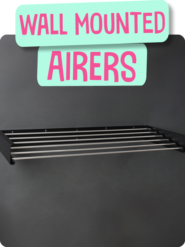 Wall mounted airers