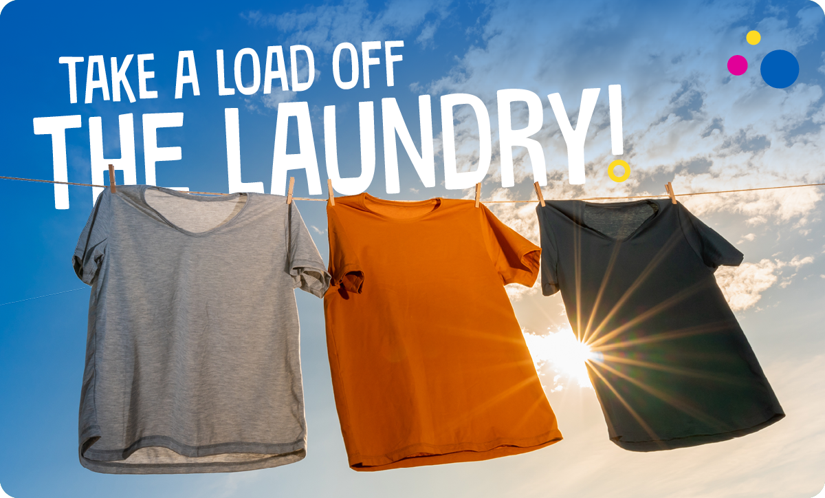Take a load off the laundry