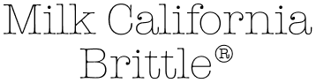  Milk California Brittle®