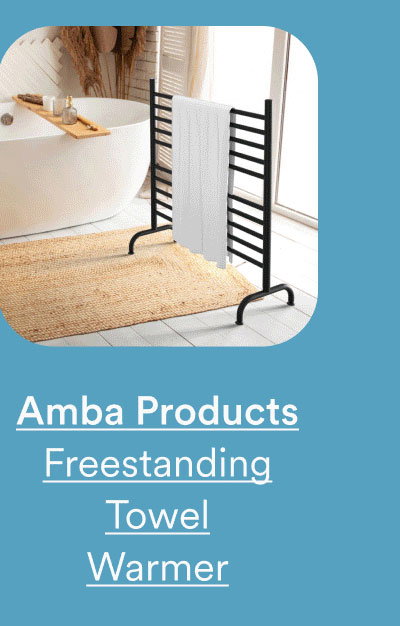 Amba Products Solo Freestanding 10-Bar Towel Warmer