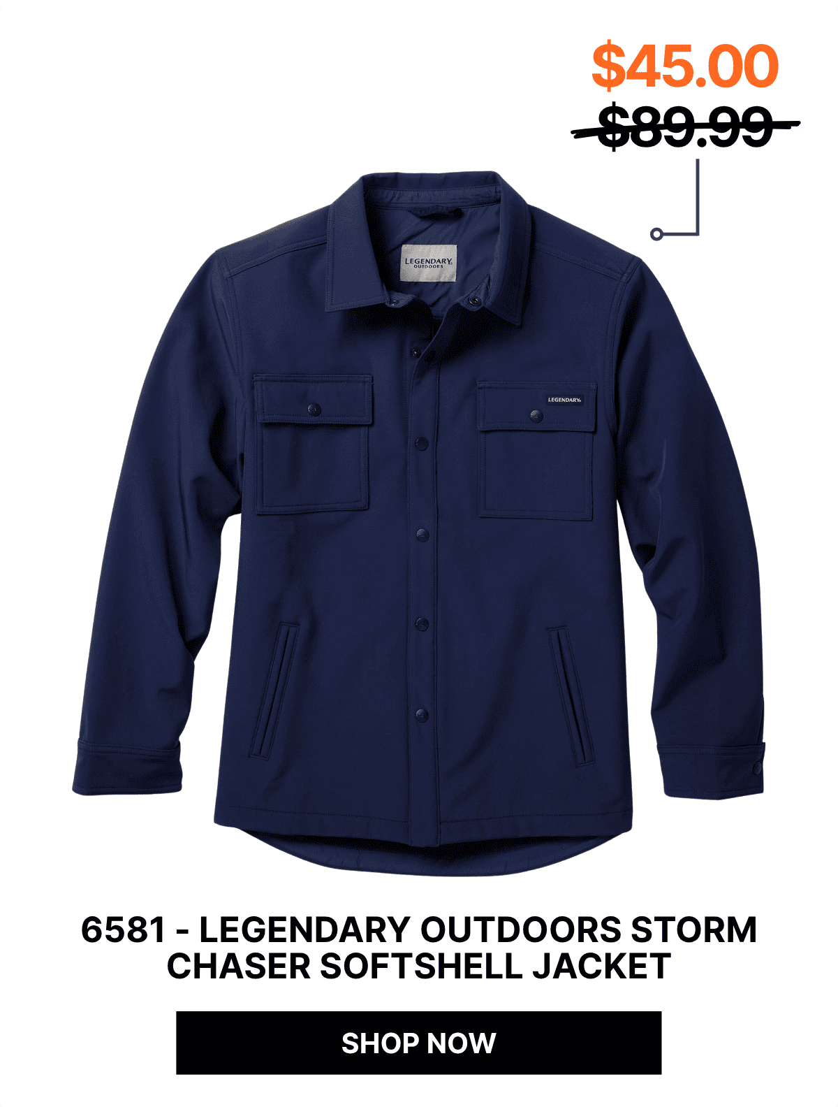 Men's Legendary Outdoors Storm Chaser Softshell Jacket