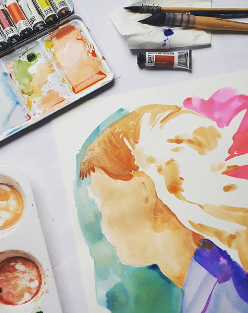 Watercolour painting for beginners