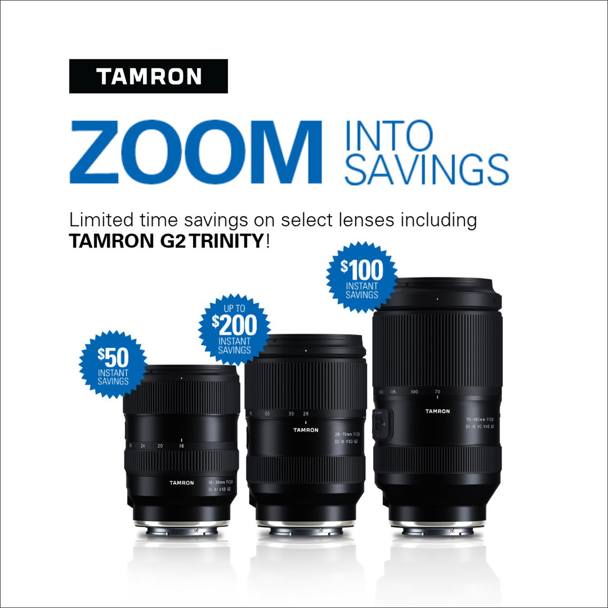 Tamron Savings