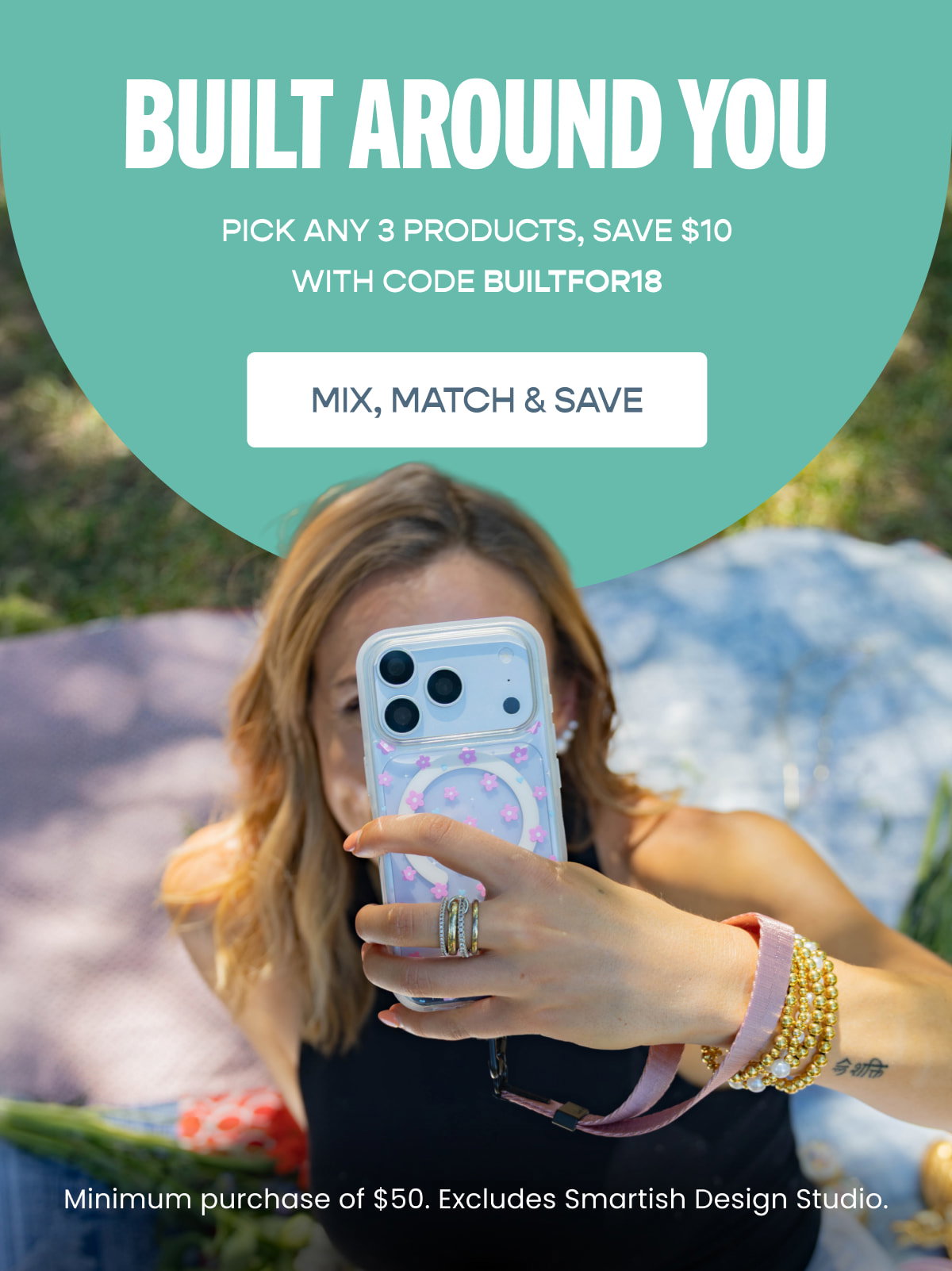 Pick any 3 products, save $10 with code BUILTFOR18.