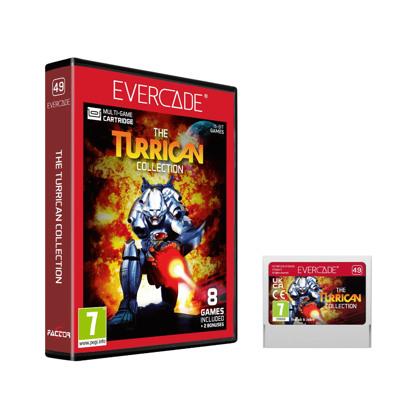 Image of Evercade Cartridge #49 - The Turrican Collection