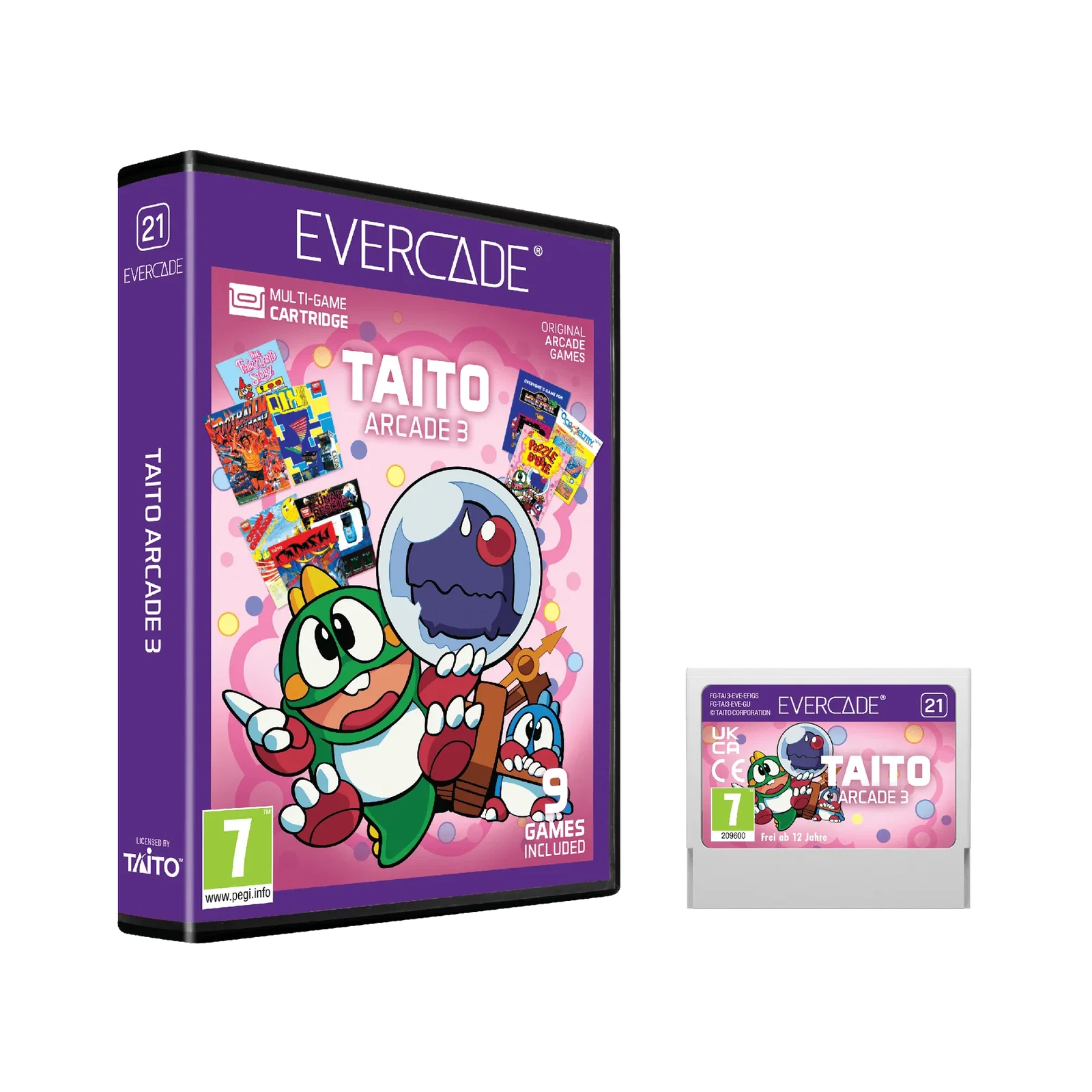 Image of Evercade Cartridge #21 - Taito Arcade 3