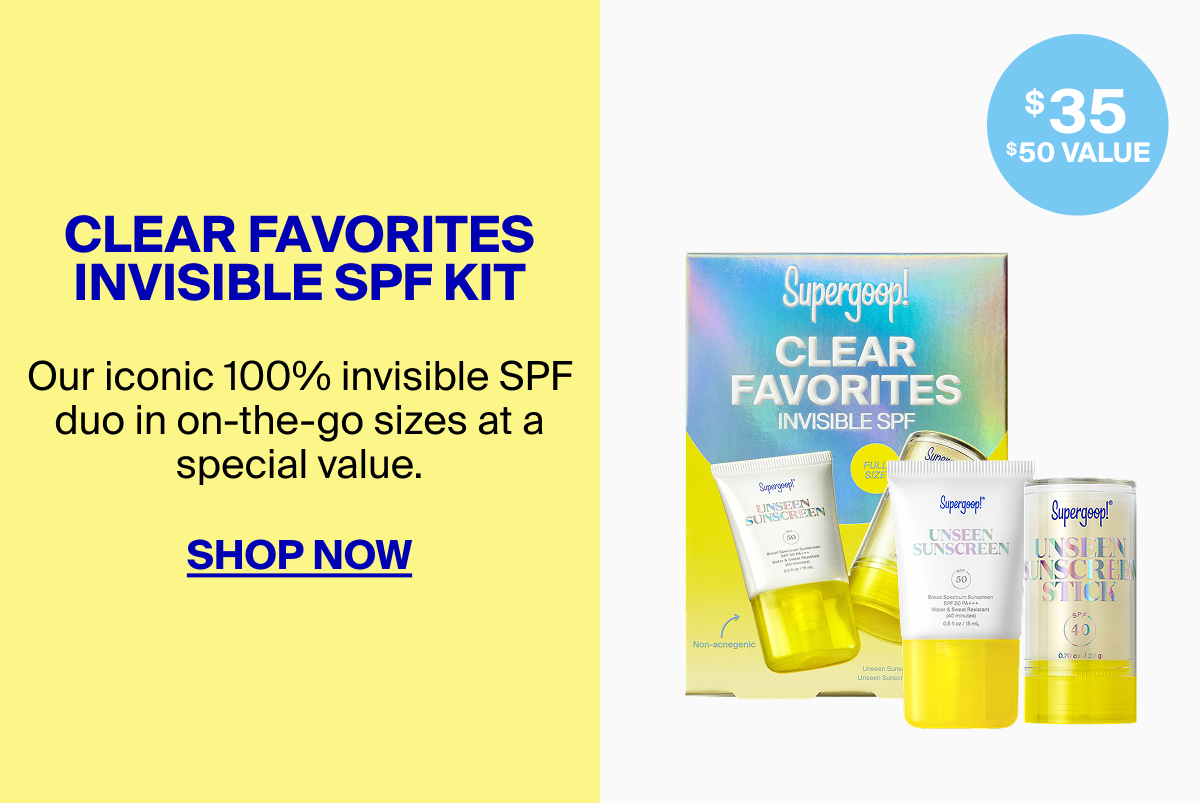 Clear Favorites Invisible SPF Kit
