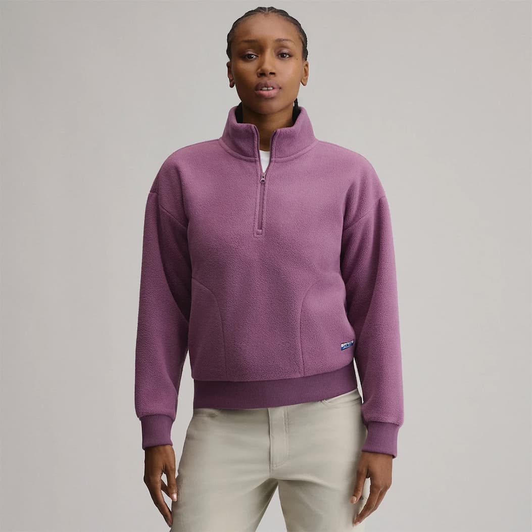 Women's Authentic Outdoor Fleece 1/4-Zip Mock Pullover