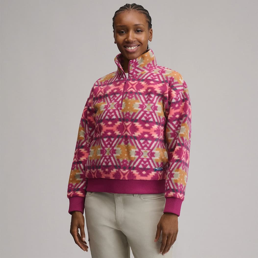 Women's Authentic Outdoor Fleece 1/4-Zip Mock Pullover