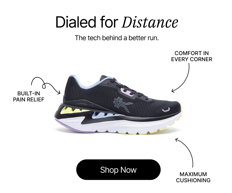 Dialed for Distance - From advanced heel support to maximum cushioning, this shoe helps you have a better run.