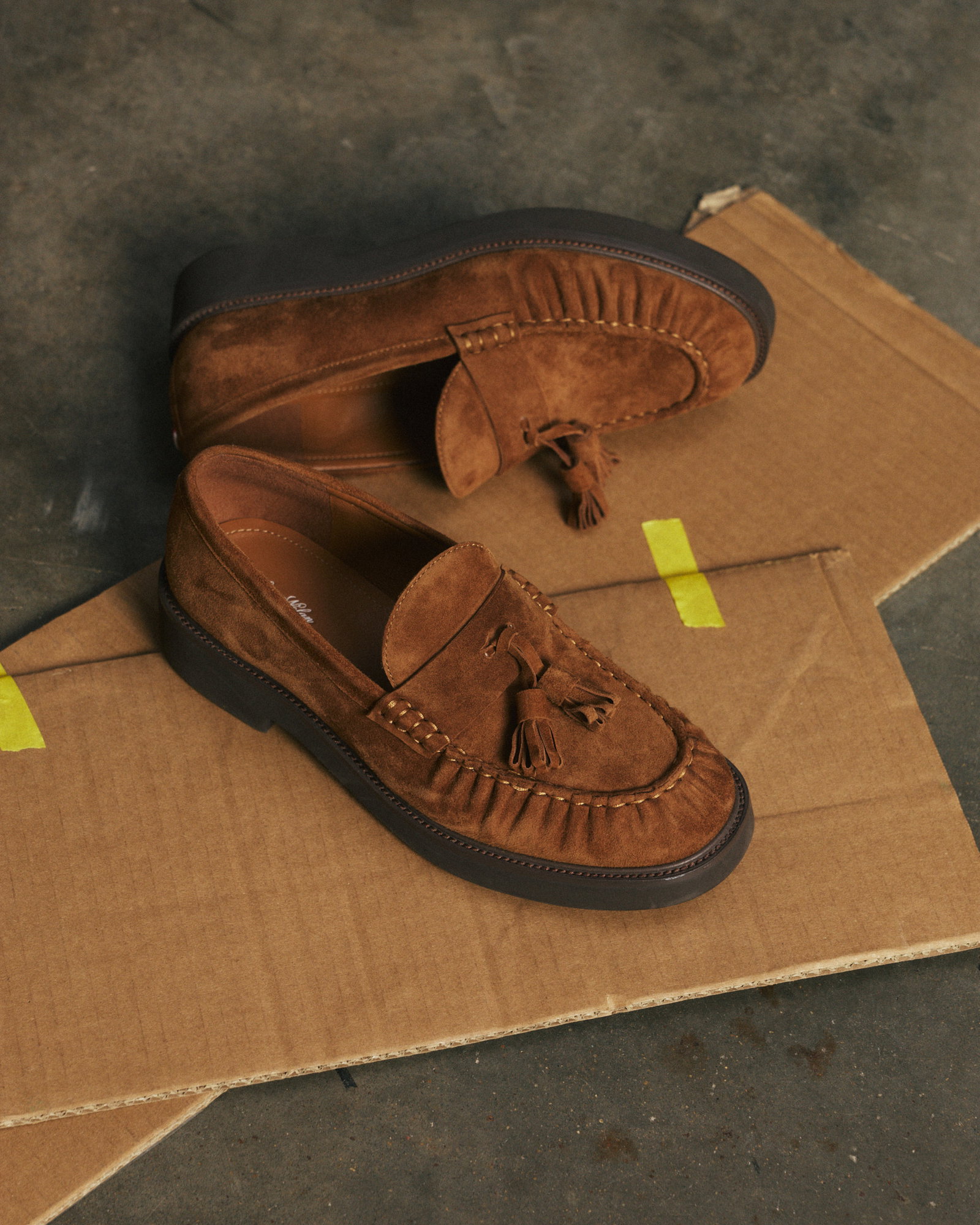 Ella Pleated Tassel Loafer